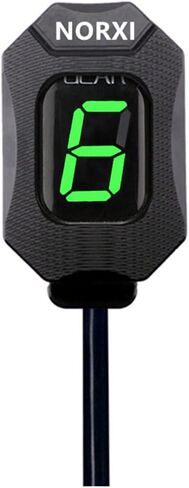 Motorcycle Gear Indicator for Yamaha YZF-R1 R6/Fzh150 Fzn150 Xt660 Fz-16 FZ-S Fz1 Xvs950A Midnight Star Fz8 Fz6r Xv1900a 6 Speed 1-6 Level LED Digital Display Waterproof(Blue with Holder) in Saudi Arabia