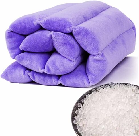 وسادة تسخين الميكروويف ، ومرضات تسخين من السيليكا متعددة الأغراض للعلاج الحراري الرطب والعلاج البارد. لا رائحة. يخفف من الألم والتشنجات وآلام الحيض. (Violet-7 "X21") in Kuwait
