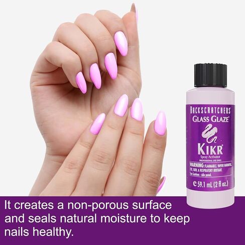 Backscratchers Kikr Activator - Fiberglass Or Silk Wrap Nail Extension Glue - 6 Oz in Saudi Arabia