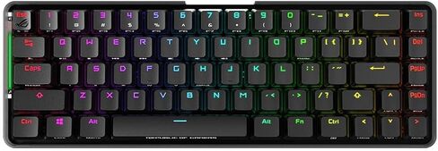 ASUS ROG Falchion Wireless 65% Mechanical Gaming Keyboard | 68 Keys, Aura Sync RGB, Extended Battery Life, Interactive Touch Panel, PBT Keycaps, Cherry MX Red Switches, Keyboard Cover Case in Kuwait