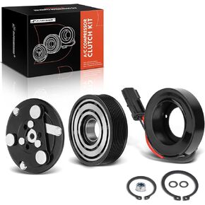 A-Premium Air Conditioner AC Compressor Clutch Kit Compatible with Dodge Ram 2500 1994-2005, Ram 3500 1994-2005, 5.9L
