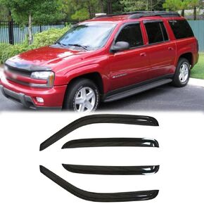 94069 Sunproof Waterproof Side Window Wind Deflector Window Visor fit for 2008-2022 Toyota Sequoia, 4pcs Protective Replacements Rain Guards Set