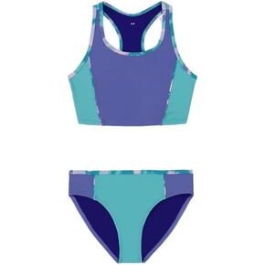 Under Armor Girls Little Girls 'Ua Colorblock Racer Midkini Set ، Starlight ، 6