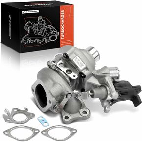 A-Premium K03 الجانب الأيسر الكامل توربو توربو طقم توربو مع حشية ومشغل Wastegate متوافق مع نماذج Ford & Lincoln-F-150 F150 2018-2020 ، Expedition 2018-2019 ، Navigator 2018-2019 ، 3.5L