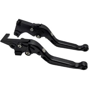 مجموعة ذراع القابض الفرامل استبدال لـ BMW G310GS G310R 2017-2023 2020 2021 2022 طول قابلة للتعديل قابلة للطي قابلة للتمديد CNC Motorcycle Handvers (Black)