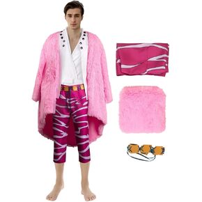 ملابس Cosplay Mens Cape Cape Cape Cloak Cosplay مع حزام