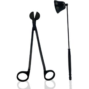 Needzo 2-in-1 Boxed Accessory Kit for Candles, Includes Candle Snuffer and Wick Trimmer, Gifts for Aromatherapy Lovers, Set of 2