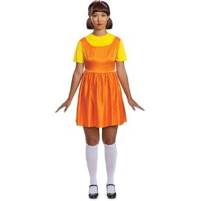 تمويه زي لعبة Squid Game Doll ، لعبة Squid الرسمية