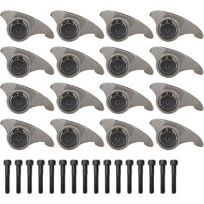 10214664 12681275 LS1 Rocker Arms and Bolts with Trunion Kit Compatible with GMC Chevy LS2 LS6 LQ4 LQ9 LY5 LY6 LM7 4.8 5.3 5.7 6.0L Engines