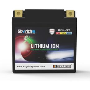 HJ13-FPZ Lithium Motorcycle LiFePO4 Battery,12V 6Ah 420A,HONDA CRF1100L AFRICA TWIN,31500-MLN-E020-M1, 31500-MLN-H011-M1,Genuine OEM Part,Adventure,Powersports