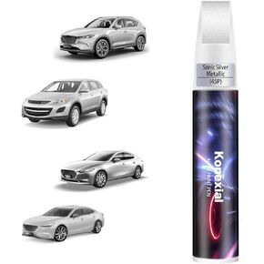 Snowflake White Pearl Tricoat(25D/26G) Touch up Paint Compatible with Mazda, Premium Car Scratch Remover for Deep Scratches, Car Paint Pen Scratch Repair Two-In-One Touch Up Paint
