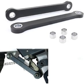 Xitomer 1'' Rear Lowering Links Kit Fit for Z800 2013 2014 2015 2016 Suspension Links Lowering Links (1inch,Black)