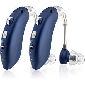 Hearing Aids, Enjoyee Hearing Aids for Seniors Invisible Rechargeable Hearing Amplifier with Noise Cancelling for Adults Hearing Loss, Digital Ear Hearing Assist Devices Volume Control Flesh in Saudi Arabia
