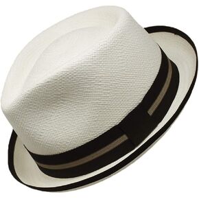 Gamboa Sun Protection UV UPF50+ Panama Hat for Men Straw Borsalino Cuban Hat Sombrero de Hombre para Sol