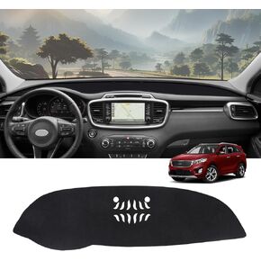 ZZEQYG Flannel Dash Cover for KIA Sorento 2021 2022 2023 2024 2025 Accessories Dashboard Cover Dash Mat Sunshield Pad(Not for 12.3 inch Touchscreen)