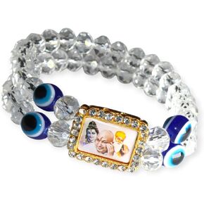 BLESSINGS HUB Guruji Bracelet Swaroop | Blessings of Guruji Bracelets For Women Ladies | Guru Ji swaroop Bracelet, One Size, Ceramic, Other