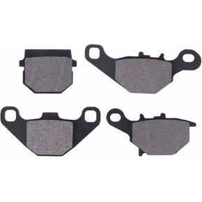 ApplianPar Front and Rear Brake Pads Kit for Suzuki RM80 1996-2001 RM85 RM85L 2002 2003 2004