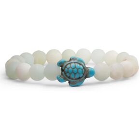 KoaKoa Sea Turtle Tracking Bracelet White Sand, helps save sea turtles, one size fits most Men and Women