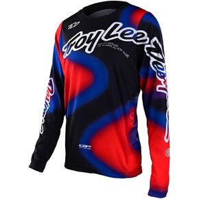 Troy Lee Designs Youth GP Pro Jersey, Lucid Black/Red, Medium