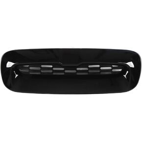 Air Hood Vent Trim, 2PCS Front Engine Hood Vent Trim Bright Black Air Outlet Cover Replacement For S R56 R55 R57 R58 R59