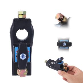 Battery Disconnect Switch, Heavy Duty Quick Disconnect Battery Shut Cut Off Switch High Current Master Power Cut Isolator Kill Button for 12v 24 Volt Boat Car RV and Marine