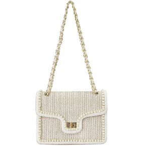 Straw Crossbody Bags for Women Summer Shoulder Satchel Purses Beach Clutch Handbags for Vacation