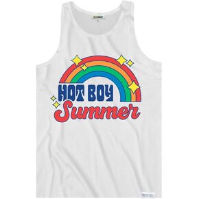 Tipsy Elves White Hot Boy Summer Tank Top - Men's Cut Size 3X-Large