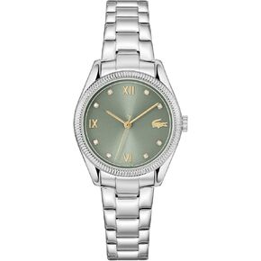 Lacoste Parisienne Women's 3H Quartz Watch, Stainless Steel Bracelet - Modern, Classic Timepiece - Gift for Her