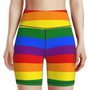 Yaateeh Women's High Waist Bike Shorts for Workout Sports Athletic Running Hiking Biker Yoga Gym