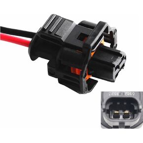 0928400666 Diesel Fuel Pressure Regulator Harness Connector Plug Replacement For Dodge Ram Cummins 2500 3500 5.9L Diesel 2001-2008,2002-2009 Metering Unit FCA MPROP Fuel Control Actuator