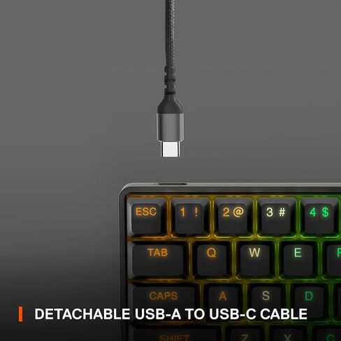 New SteelSeries Apex Pro TKL 2023 Ed.- World's Fastest Mechanical Gaming Keyboard - Adjustable Actuation - Esports Tenkeyless - OLED Screen - RGB - PBT Keycaps - USB-C,Black in Saudi Arabia