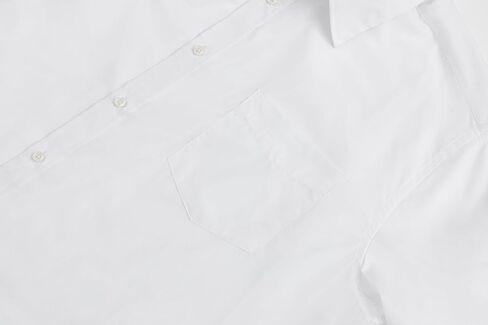 Double Pump Big and Tall Dress Shirts for Men Long Sleeve Business Casual Solid Button Down Shirts from XXL(T) to 6XL(T) in Saudi Arabia