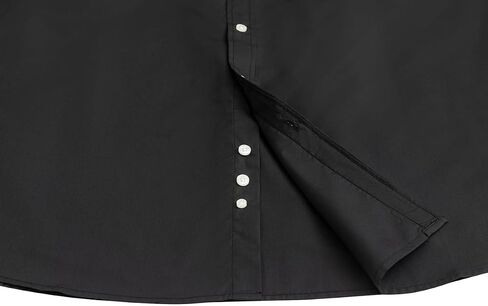Double Pump Big and Tall Dress Shirts for Men Long Sleeve Business Casual Solid Button Down Shirts from XXL(T) to 6XL(T) in Saudi Arabia