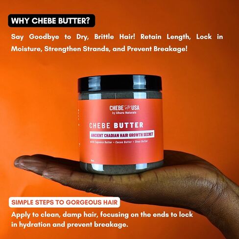 Uhuru Naturals Chebe Butter - A Whipped Butter With Authentic Chebe For Those That Are Not Able To Use Chebe The Traditional Way (16) in Saudi Arabia