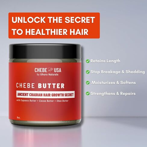 Uhuru Naturals Chebe Butter - A Whipped Butter With Authentic Chebe For Those That Are Not Able To Use Chebe The Traditional Way (16) in Saudi Arabia