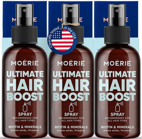 بخاخ التيميت لنمو الشعر من موري مصمم لتقوية الشعر ووقف تساقط الشعر - سيروم شعر طبيعي 100% لنمو الشعر مع أكثر من 100 معدن وفيتامينات وأحماض امينية - رائحة منعشة - 5.07 اونصة سائلة اونصة in Kuwait