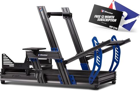 Next Level Racing F-GT Elite Formula and GT Aluminum Profile Simulator Cockpit iRacing Edition (NLR-E012) - PC in Saudi Arabia