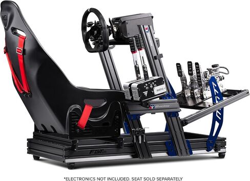 Next Level Racing F-GT Elite Formula and GT Aluminum Profile Simulator Cockpit iRacing Edition (NLR-E012) - PC in Saudi Arabia