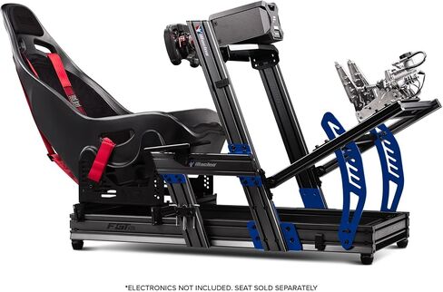 Next Level Racing F-GT Elite Formula and GT Aluminum Profile Simulator Cockpit iRacing Edition (NLR-E012) - PC in Saudi Arabia