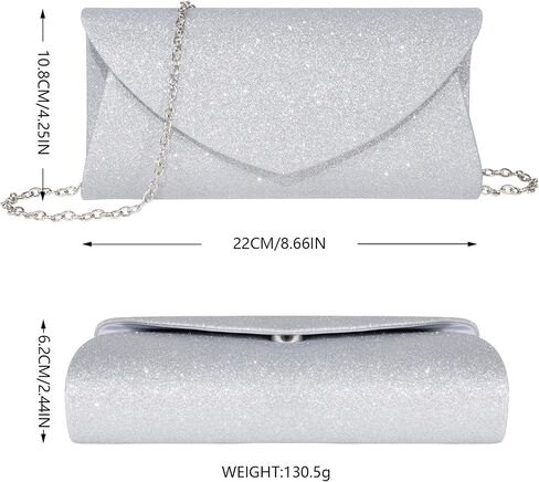 Gravel Evening Bag Silver Rose Gold in Saudi Arabia
