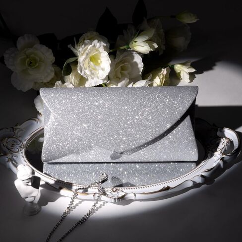 Gravel Evening Bag Silver Rose Gold in Saudi Arabia
