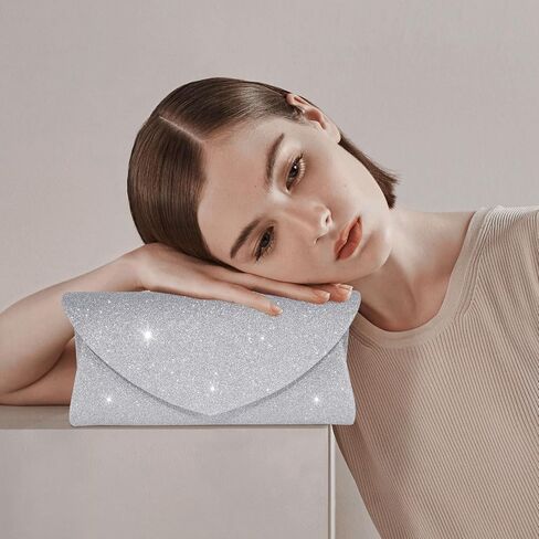 Gravel Evening Bag Silver Rose Gold in Saudi Arabia