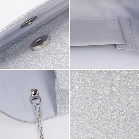 Gravel Evening Bag Silver Rose Gold in Saudi Arabia