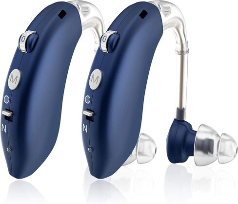Hearing Aids, Enjoyee Hearing Aids for Seniors Invisible Rechargeable Hearing Amplifier with Noise Cancelling for Adults Hearing Loss, Digital Ear Hearing Assist Devices Volume Control Flesh in Saudi Arabia