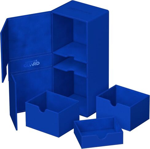 Ultimate Guard Twin Flip'n'Tray 266+ Blue Monocolor in Saudi Arabia