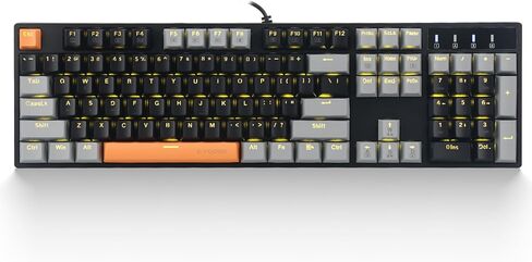 E-YOOSO Z-14 Mechanical Gaming Keyboard 104 Key, Red Switch Full-Size Computer Keyboards for PC Gamer in Kuwait