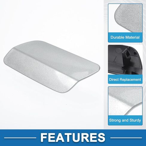 Front Left Side Bumper Headlight Washer Nozzle Cover Cap No.51117282911 Bumper Trim Nozzle Cover for BMW 640i 2012-2015 Silver Tone in Saudi Arabia