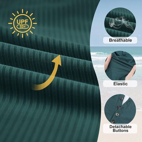 sheroine Women's Maternity Swimsuit Button Down One Piece Bathing Suit Cross Back Pregnancy Swimwear Scoop Neck in Saudi Arabia