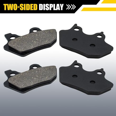 Front and Rear Brake Pads for Harley Davidson FLHRI FLHR Road King/Heritage Softail 2000-2007/ Electra Glide/Fat Boy/Dyna Wide Glide Low Rider/Night Train/Sportster XLH883 XL1200 in Saudi Arabia
