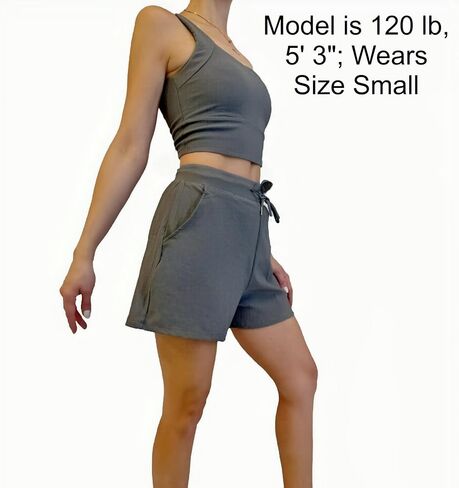 مجموعة شورتات رياضية مبطنة للرياضات-شورتات عالية الخلاص مع جيوب ، ممتدة وأنيقة لليوغا ، التمرين والملابس غير الرسمية in Kuwait